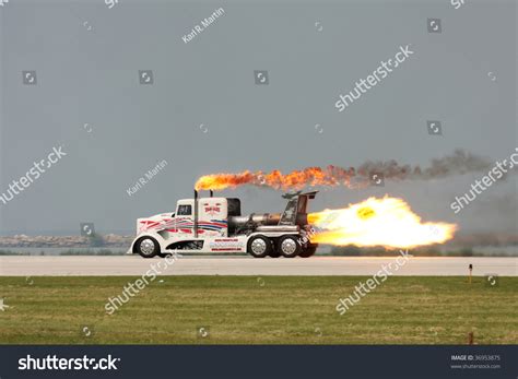 Cleveland, Ohio - Sept. 6: The Shockwave Jet Engine Semi Truck At The ...