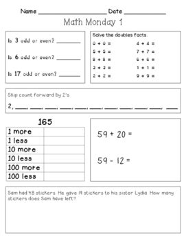 Image result for Tomorrow Is Monday Math