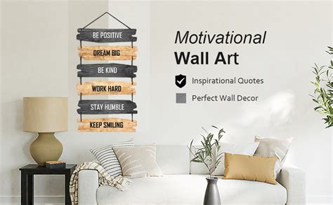 EXPLEASIA Decorative Wall Hanging Wooden Art Decoration Item for Home ...