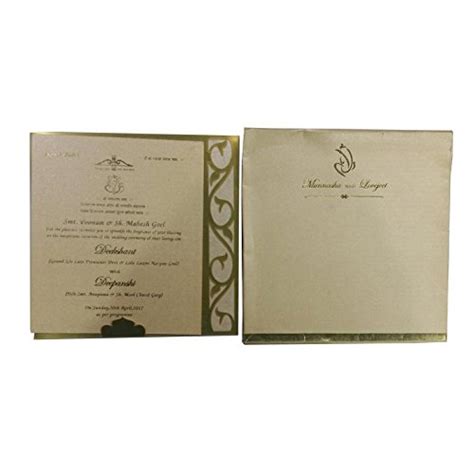 NSC Simple Ganesha Design Wedding Invitation Card for Hindu Marriage ...