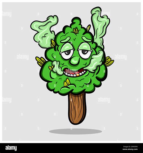 Mascot of Marijuana Ice. Vector Clip Art. Vector and Illustration Stock ...
