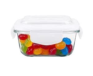 Buy THE TFFIN Borsilicate Glass Container, BPA Free 310ml Set Of 3 Pcs ...