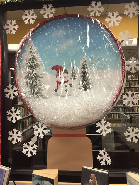 Door Decorating Ideas Snow Globe