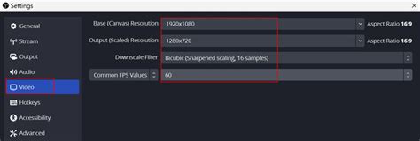 Image result for Performance Setting OBS