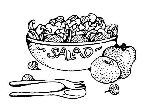 Free Healthy Food Coloring Pages | 101 Activity