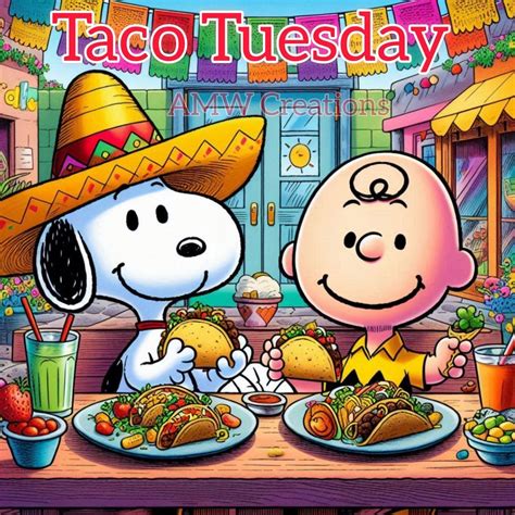 Snoopy And Charlie Brown Taco Tuesday Quote Pictures, Photos, and ...