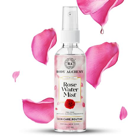 BodyAlchemy Pure and Natural Premium Rose Water/Skin Toner (Gulab Jal ...