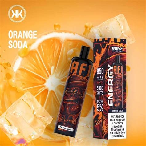 KK ENERGY Orange Soda (5000 Puffs) - India Vape Store