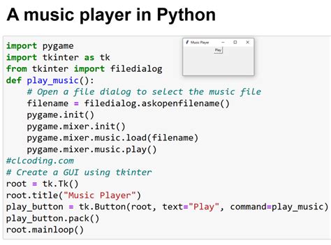Image result for Media Player Python Coding Tutorial