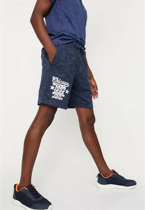 Buy Men Printed Athleisure Knit Shorts Online at just Rs. 699.0 ...