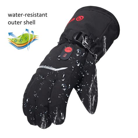 Snow Deer Heated Gloves, Unisex Rechargeable Battery Powered Electric ...