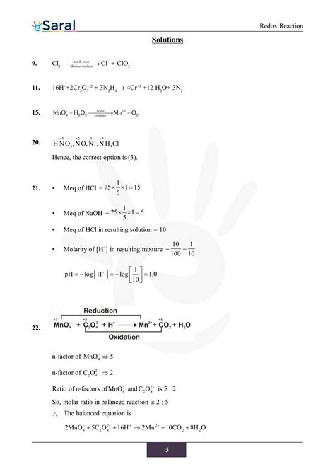 Redox Reactions - NEET Previous Year Questions with Complete Solutions