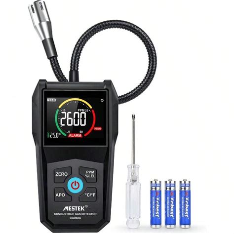 Propane And Natural Gas Leak Detector MESTEK Portable Combustible Gas ...