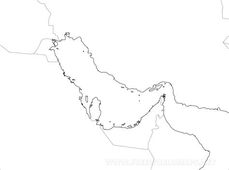 Persian Gulf Maps