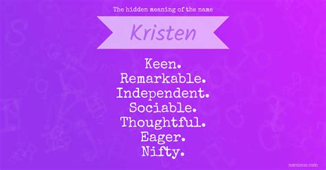 Kristen Name