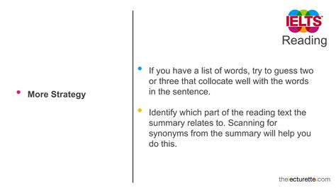 IELTS Reading: Summary Completion | PPTX