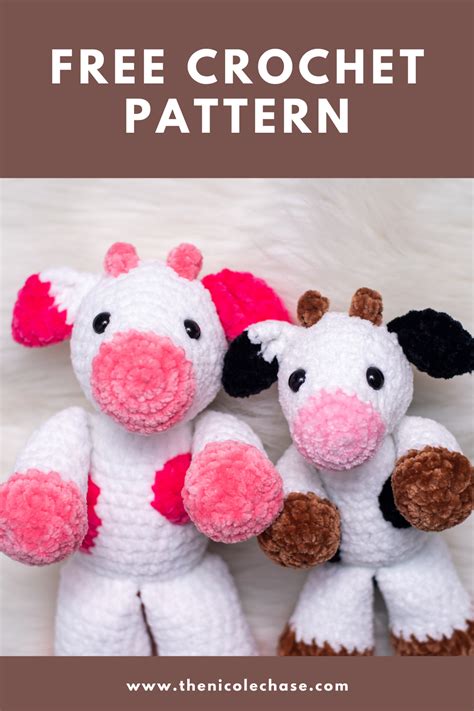 Image result for Crochet Cow Pattern Free