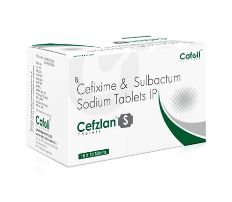 Cefzlan S Tablet (Cefixime 200mg + Sulbactam 150mg)