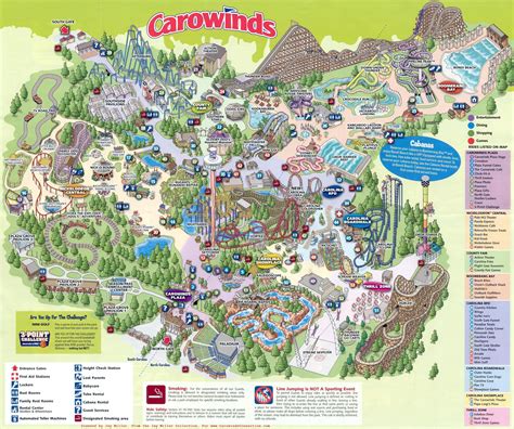 Carowinds Maps Carowinds