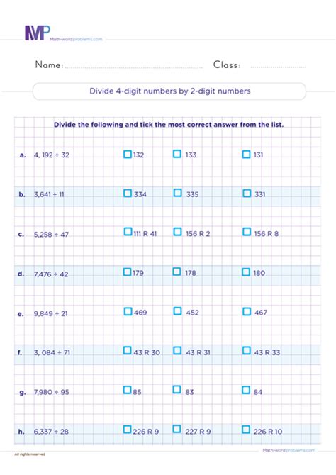 Image result for How to Divide 4 Digit Numbers by 2 Digit