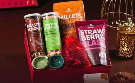 Omay Foods 10 Pcs_Diwali Bliss Gift Box I Diwali Gift Hamper I Diwali ...