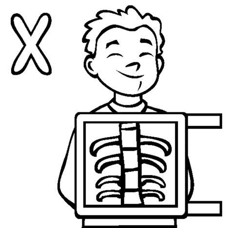 Xray Coloring Page