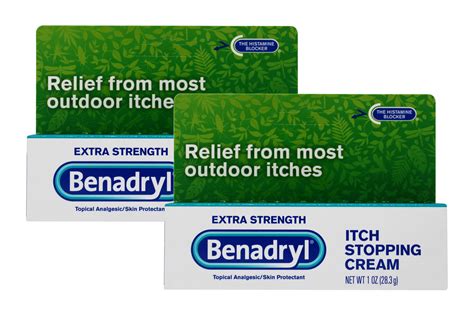 Benadryl Extra Strength Itch Stopping Cream - 1 Oz, 2 Pack - Walmart.com