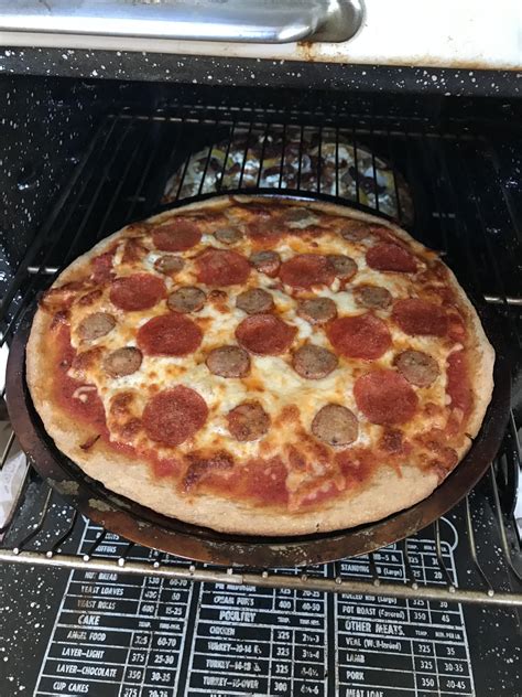Sourdough pizza dough! Used the King Arthur flour recipe, loaded it up ...
