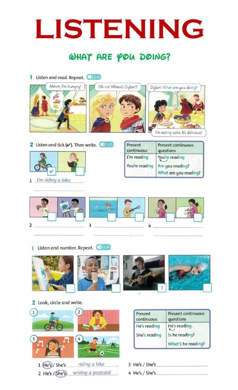 Image result for Listening Practice Using Simple Present