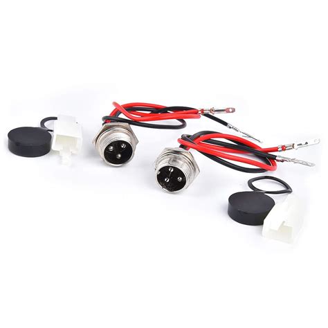 2 pack of 1Z 3 Pin 2 Wire Connector Plug JACK Electric Gas Scooters ...