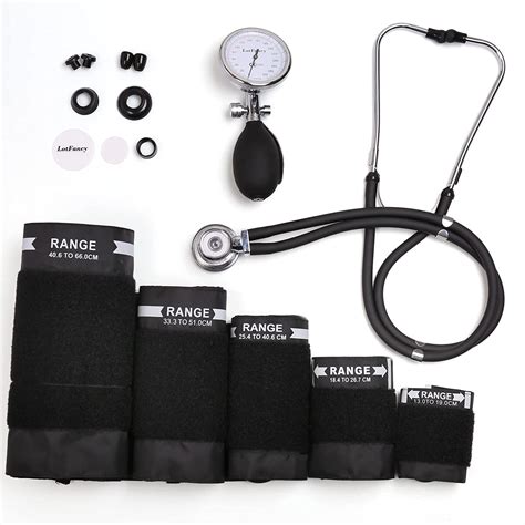 Buy Aneroid Sphygmomanometer Stethoscope Kit, 5-in-1, Manual Blood ...