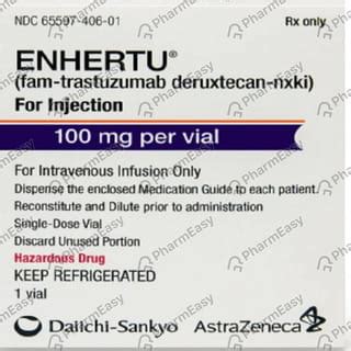 Enhertu 100 MG Injection (1): Uses, Side Effects, Price & Dosage ...