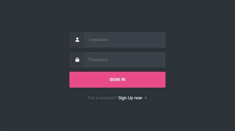 Image result for Log in Panel HTML/CSS