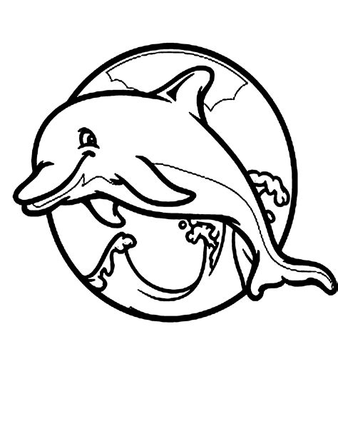 Dolphin Coloring Pages - Printable Art and Words