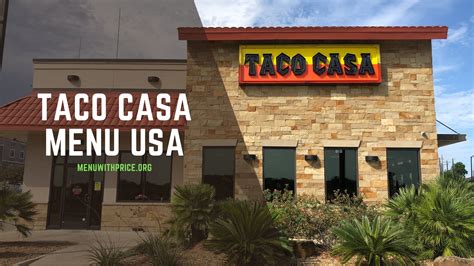Taco Casa Menu