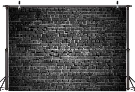 Buy AIIKES 7x5FT Black Brick Backdrop Brick Wall Backdrop for ...