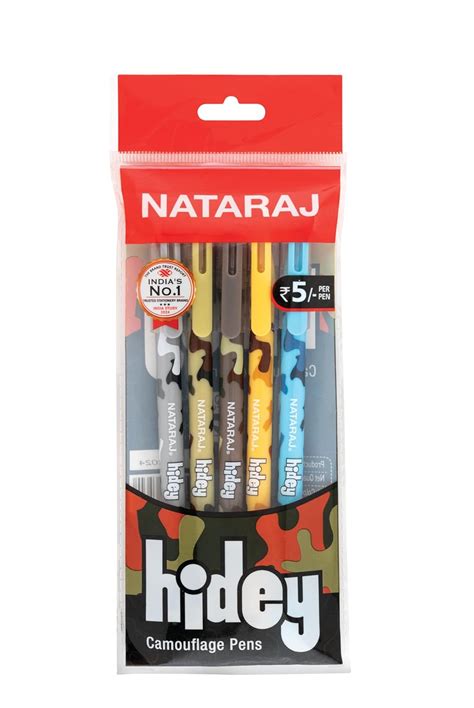 Nataraj Hidey Camouflage Ball Pen | smooth & long writing & comfortable ...