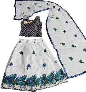 SHOOLIN Indi Girls Lehenga Choli Ethnic Wear Embroidered Lehenga, Choli ...