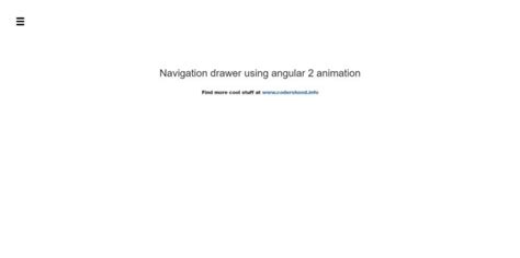 Image result for Angular 12 Creating Drawer Menu