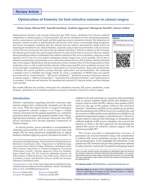 Image result for Biometry Cataract Surgery