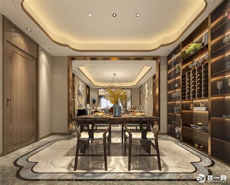 40万元餐饮空间200平米装修案例_效果图 - 兰亭酒肆－新中式小酒馆 - 设计本
