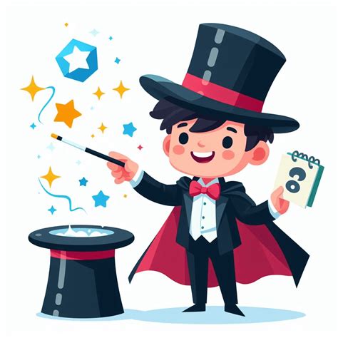 Clipart of Magician - ClipartWorld