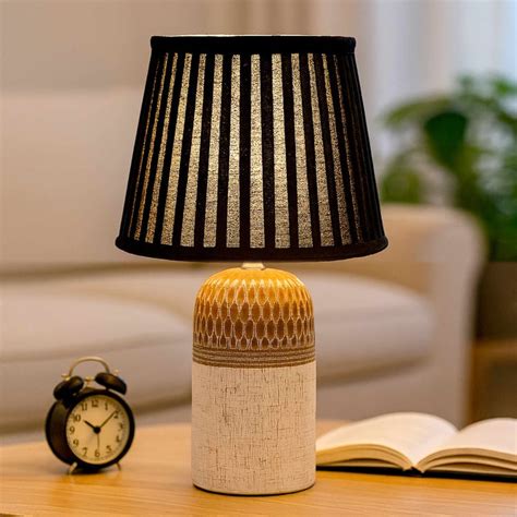 Buy HOMESAKE Ceramic Honeycomb Table Lamp from Homesake at just INR 3500.0