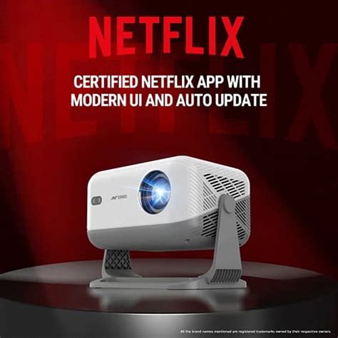 Buy Ant Esports View 711 Ai Projector, Grey and White