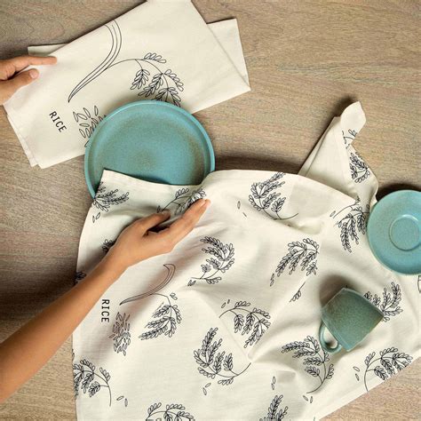 Rice Dish Towel Set of Two - Ellementry – ellementry
