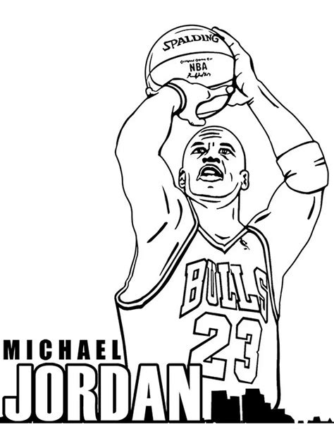 Jordan Coloring Pages