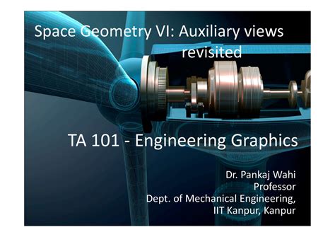 Supplementary Auxiliary view revisited - TA 101 - Engineering Graphics ...