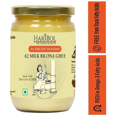 HariBol A2 Milk Bilona Ghee - Made From Desi Cows DNA Tested Milk