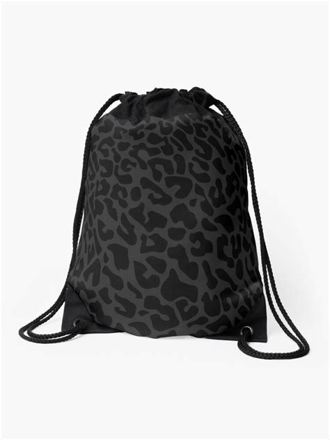 Image result for Leopard Print Drawstring Flannel Bag