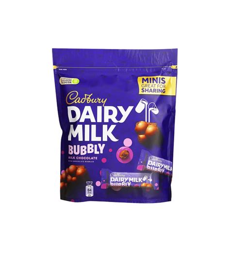 Cadbury Dairy milk bubbly minis 204 g – GULF SOUQ